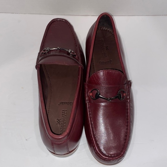 Anthony Veer Filmore Burgundy Loafer Size 8.5 - Picture 5 of 8